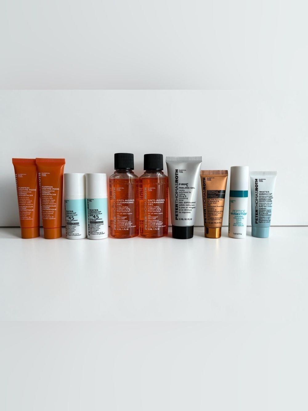 Peter Thomas Roth Skincare Travel Sample Set Bundle, New